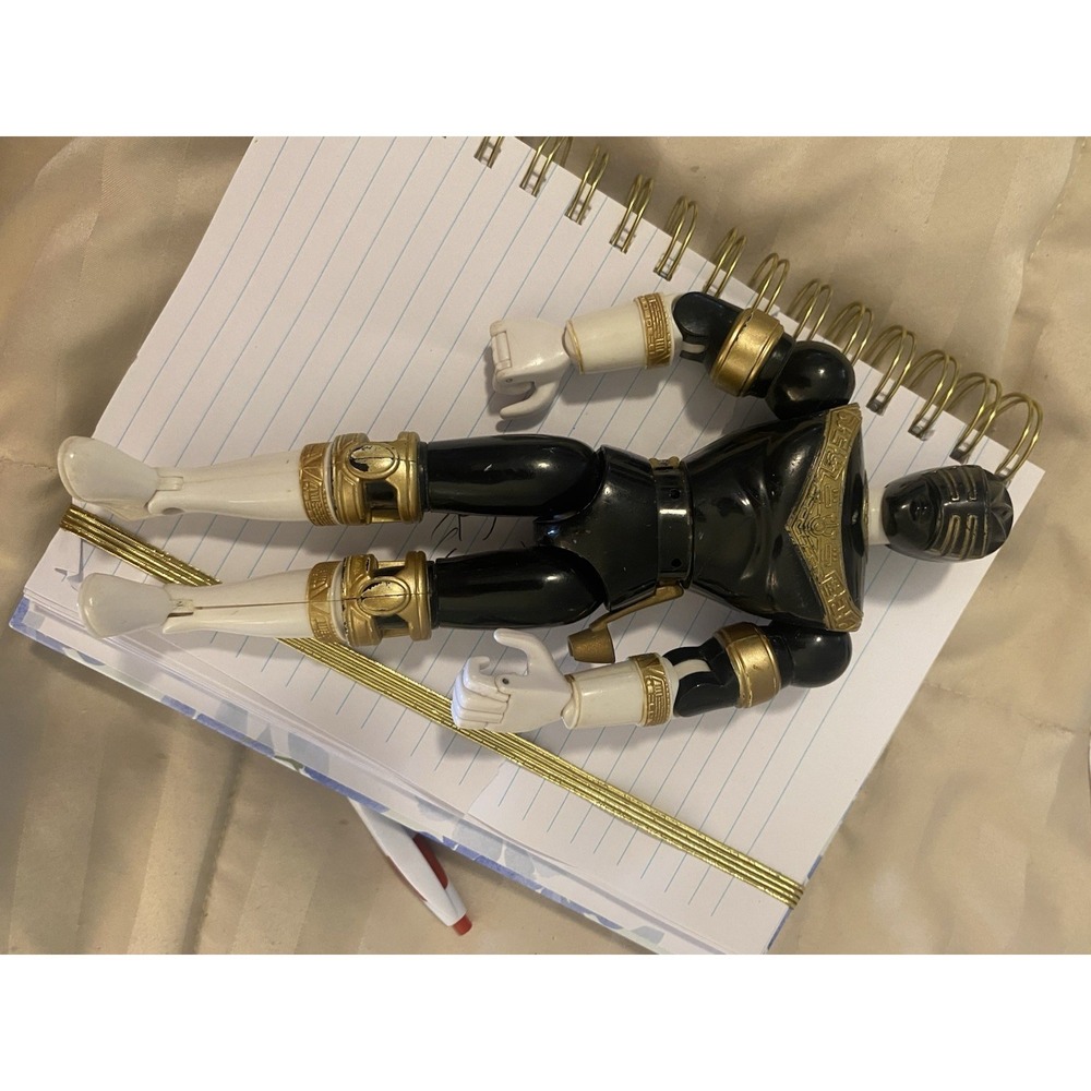 Vintage 8" Mighty Morphin Power Ranger  Action Figure Black 1994